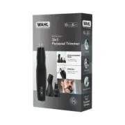 Wahl GroomEase Hair Trimmer 3 In 1 Personal Kit Nose Ear Eyebrow Clipper Cutting
