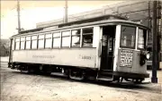 Car #1603 Connecticut Streetcar Postcard Trolley Interurban Tram RPPC Reprint