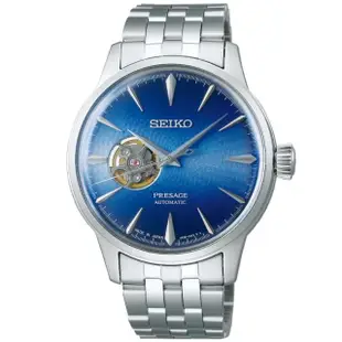 【SEIKO 精工】PRESAGE 調酒師系列機械腕錶(4R38-01N0U/SSA439J1)