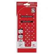 Diablo 93 x 230mm Hook & Loop Multihole Sanding Sheet 120G (10-Pack)