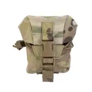 PEW Tactical MOLLE Single Frag Pouch Gren Pouch Multi-Camo for Belt Army Gear