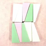 LOUISA LOUISA Powder Puff 10pcs special set (Triangle) (Random Color) Fixed Size