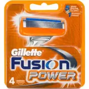 Gillette Fusion Manual Cart 4Pk 5 Blade Shaving Surface Trimmer Shavor Razor