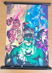 Culturefly Green Lantern Blackest Night Decorative Wall Scroll Art - 2022