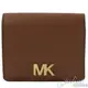 【全新現貨 補12個】茱麗葉精品 MICHAEL KORS MONTGOMERY 金屬LOGO 扣式零錢短夾.咖現金價$2,280