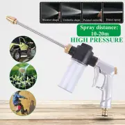 High Pressure Car Washer Water Foam Spray Gun Nozzle Wand Attachment Garden Hose