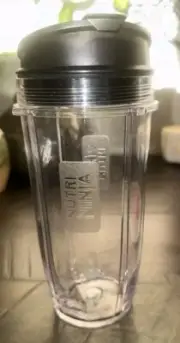 Genuine Nutri Ninja 24oz To-Go Bullet Blender Jar Cup Bottle Container with Lid