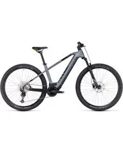 Cube Reaction Hybrid Pro 500 Electric Hardtail Mountain Bike Flash Grey 'n' Green
