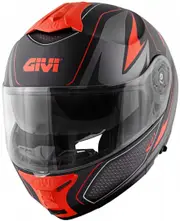 GIVI X.21 Challenger Shiver Helmet, black-red, Size XL for Men Black Red