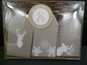 Suzanne Kasler Ballard Design Christmas Deer Rustic Natural 30 Gift Tags