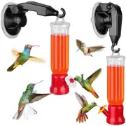 2 Pack Hummingbird Feeder Window Mount Suction Cup Window Bird Feeder Hanger