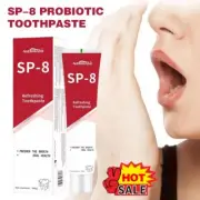 100g SP-8 Probiotic Whitening Toothpaste Remove Bad Breath Dental Plate StainHOT