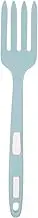 MOLUCKFU Ergonomic Silicone Large Fork Nonstick Noodle Cooking Fork Travel Cutlery
