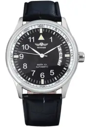 Fashion Men's Sport Day Date Black Leather Automatic Self Winding Watch (All ...