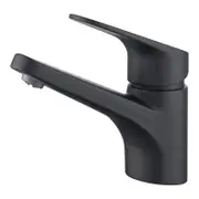Mondella Cadenza 35mm Matte Black Lever Handle Basin Mixer WELS 5 Star 6L/min