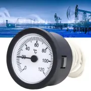 Dial Thermometer 0‑120°C Measuring Range Copper Sensor Clear Temperature Scale