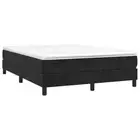 Bed Frame Mattress Base Bedstead Black 137x187 cm Double Size Velvet vidaXL