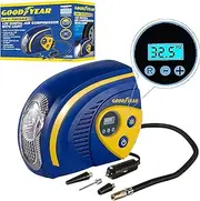 [Goodyear] Digital Car Tyre Air Inflator Compressor Pump with Digital Display | Pre Set Pressure | Inflatables Toys | Swimming Pool | Anti-Burst