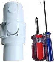 Extension Pole. Compatible for Xiaomi 1C Metal Extension Tube Quick Installation Sealed and Leak Proof Vacuum Cleaner Accessories(Head 1)