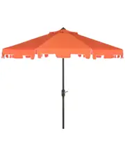 Safavieh Up Fade & Stain Resistant Zimmerman 9ft Button Tilt Umbrella