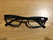 Apollo Reading Glasses +2.00 Black with Clear Cases FAST Shipping (Laq-2.00-1)