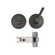 Mappas Sliding Door Disabled Privacy Indicator Bolt Matt Black SDIBBLK