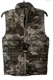 NWT Cabela's Strata 3M Thinsulate Windstopper Camo Vest Featherless Size S