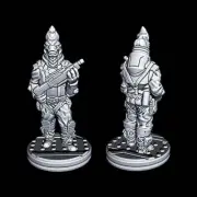 Alien Bounty Hunter - Novus Landing - Starfinder - Cyberpunk - Science Fiction -