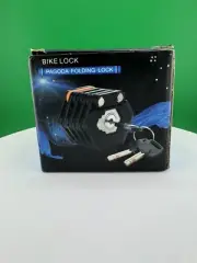 Pagoda Folding Bike Lock with Keys~ NEW & FREE SHIPPING!