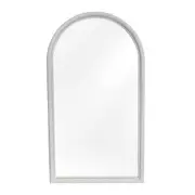 Rattan Glass Timber Arch Mirror 160cm Wrap Wall/Tabletop Home Nordic Decor White