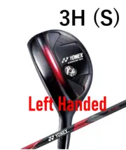LEFT HANDED 2024 MENS YONEX EZONE GT HYBRID 3H 19° S-FLEX RK-04GT GRAPHITE w/HC