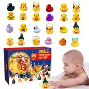 Christmas Rubber Duck Advent Calendar With 24 Different Rubber Ducks Bath Toys