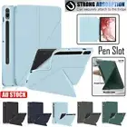 Case Smart Flip Stand Cover With Pen Slot For Samsung Galaxy Tab S9 Plus 12.4"