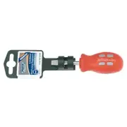 Draper Plain Slot Flared Tip Stubby Mechanic's Screwdriver 6 x 38mm 55485
