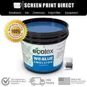 Ecotex® WR-BLUE - Water Resistant Diazo Screen Printing Emulsion - ALL SIZES