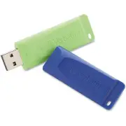 Verbatim 32GB Store 'n' Go USB Flash Drive - 2pk - Blue (99124)