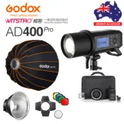Godox AD400Pro 2.4G TTL Outdoor Studio Flash with Ad-R6,BD-04,QR-P70 Softbox