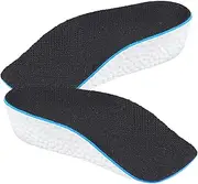 Vaguelly 1 Pair Height Enhancing Insoles for Men Women Invisible Heel Lift Inserts with Arch Support Soft for Sneakers Boots Casual Shoes Discreet Design for All Day Wear