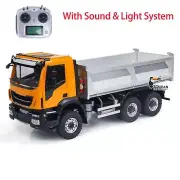 1/14 Hydraulic 6x6 2-speed RC Assembled Dumper Trucks Tipper W/ I6S Radio