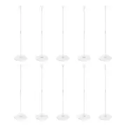 10 Sets Balloon Stands for Table, 27.5inch Balloon Sticks with Base