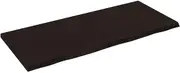Wall Shelf Dark Brown 140x60x(2-4) cm Treated Solid Wood Oak Storage Display Unit