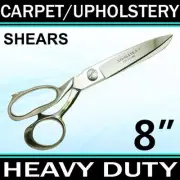 8" HEAVY DUTY CARPET / UPHOLSTERY SHEARS TAILOR SCISSORS Fabric Leather TRS8