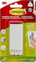 Command Medium Picture Hanging Strips, Pack of 4 x 2 Adhesive Strips, White - Damage Free Hanging - for Pictures, Frames, Mirrors, Wall Décor and Signs - Holds up to 5.4 kg