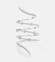 [Yeprem] Yeprem Y-Couture 18kt white gold bangle with diamonds One Size silver