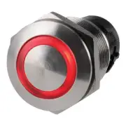 Narva 60076BL Off/On LED Push Button Switch (Red) (Blister Pack Of 1)