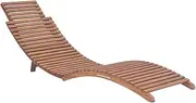 Camping Sunloungers Reclining Patio ChairsSolid Teak Wood Folding Sun Loungers (2 pcs)
