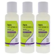 DevaCurl Light Defining Gel by DevaCurl for Unisex - 3 oz Gel - Pack of 3