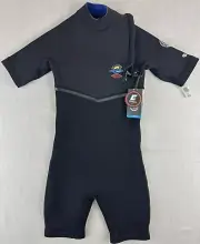 Rip Curl JR E-Bomb Wetsuit Kids Size 12 2mm E6 Black New With Tags