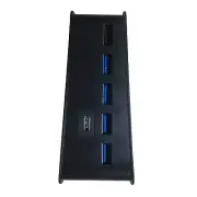 Black 6-Port Extend USB Hub Adapter Splitter For Sony PS5 PS4 Pro Game Console-