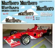 1/12 DECALS for FERRARI F2002 F1 SPONSOR FOR REVELL KIT DECALS TB DECAL TBD133